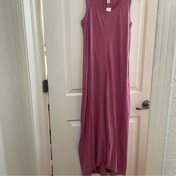 Daily Practice by Anthropologie Lounge Midi Dress oversized XXS cotton Anthro - Picture 8 of 11